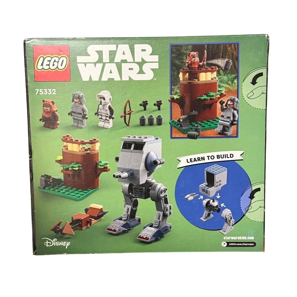 NWT/SEALED LEGO Star Wars AT-ST 75332 Wicket Ewok Scout Trooper 87 Pc